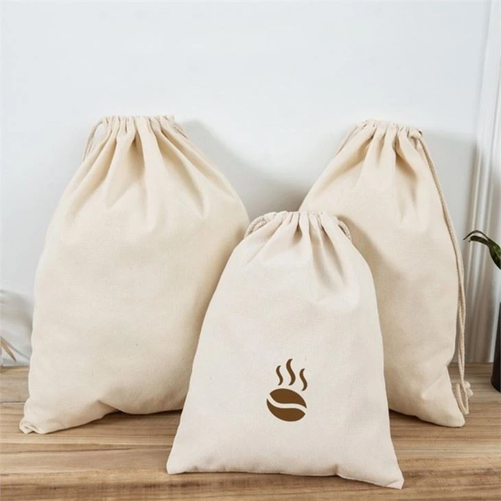 Cotton Drawstring Backpack