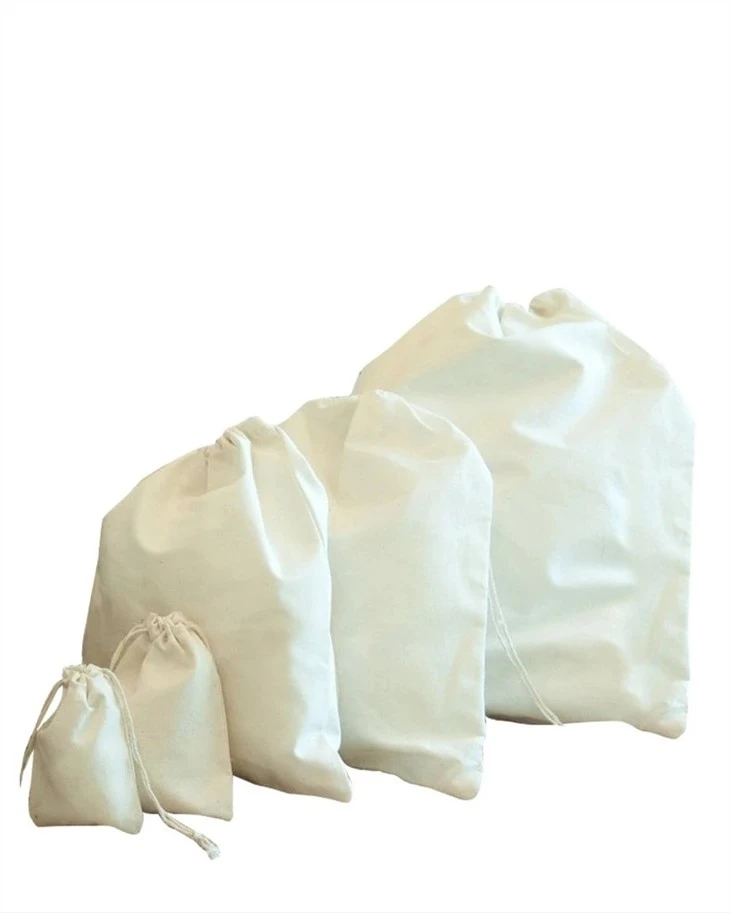 Organic Cotton Drawstring Bag