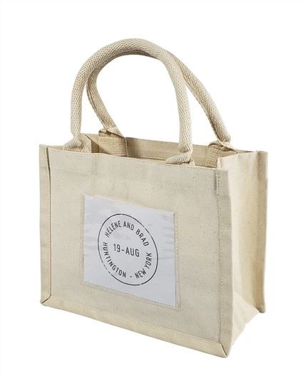 Popruh z přírodního plátna Favor Tote Bag